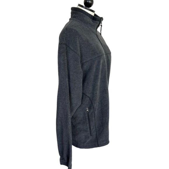 Columbia Field Gear Men's Charcoal Gray Fleece Full Zip Size Large - Picture 2 of 13